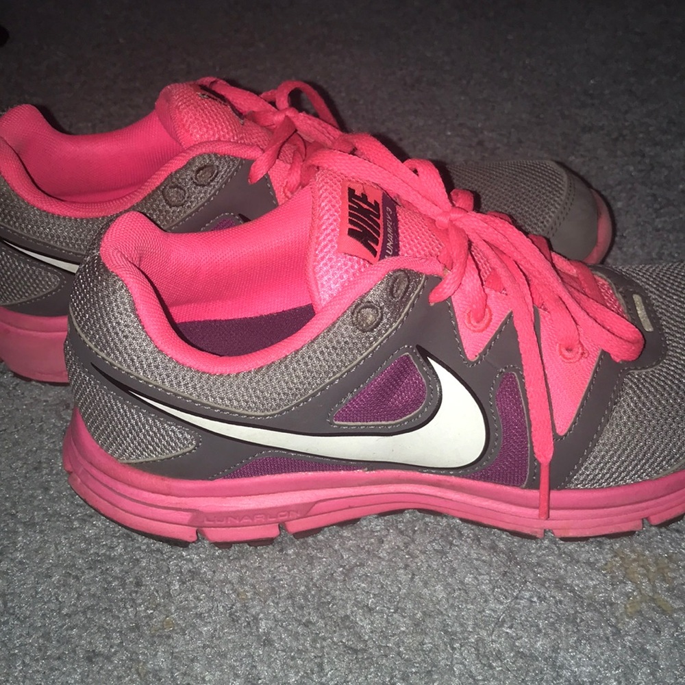 RARE Nike LunarFly 3 Pink/Gray Running Shoes